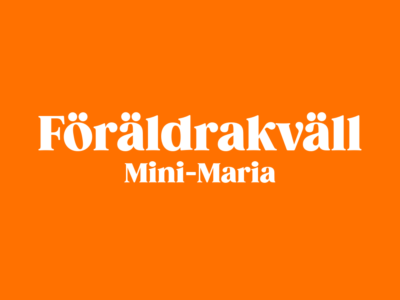 Föräldrakväll.